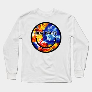 New Paltz Tie Dye Happy Face Long Sleeve T-Shirt